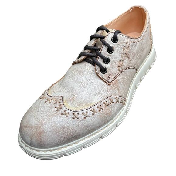 Bed Stu Cayuga CAYUGA Wingtip Derby Leather Shoe | Mens 8.5  NEW - Picture 2 of 13